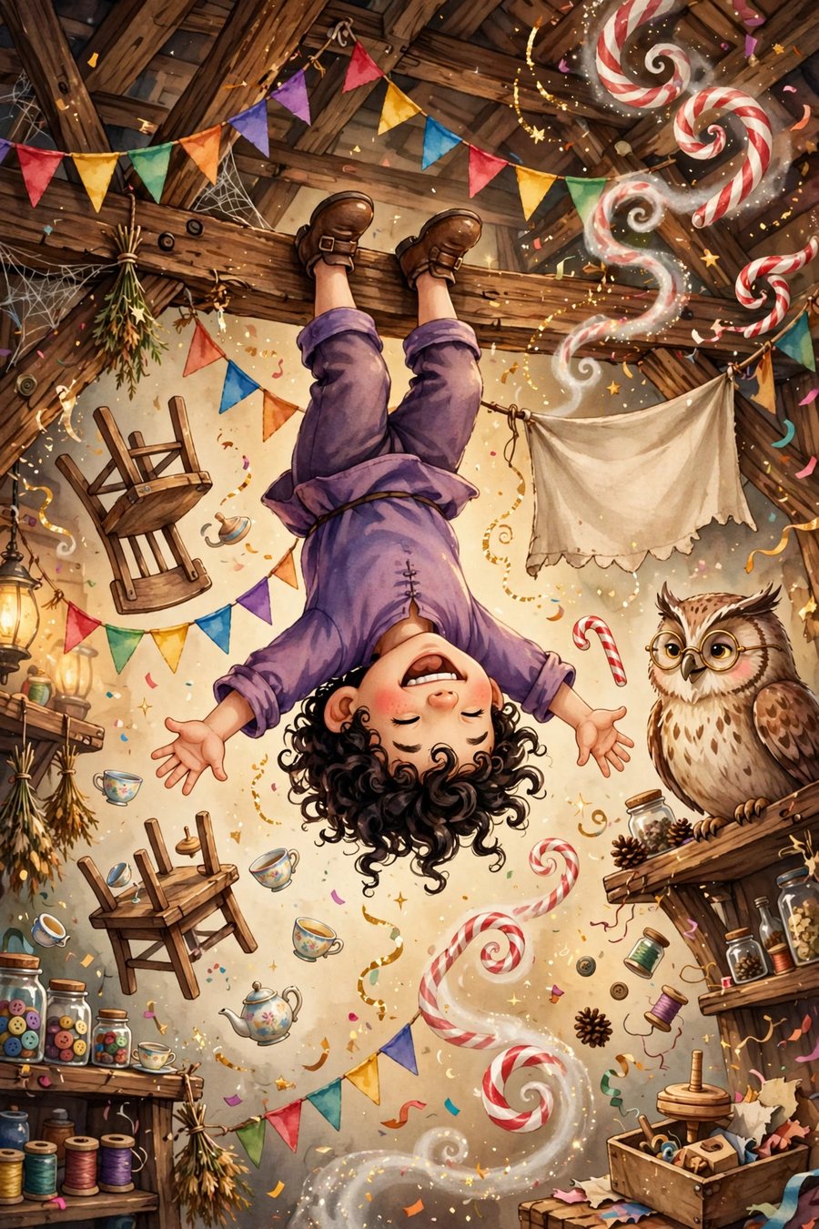 Front cover of Barnaby Bewilder and the Upside-Down Day
