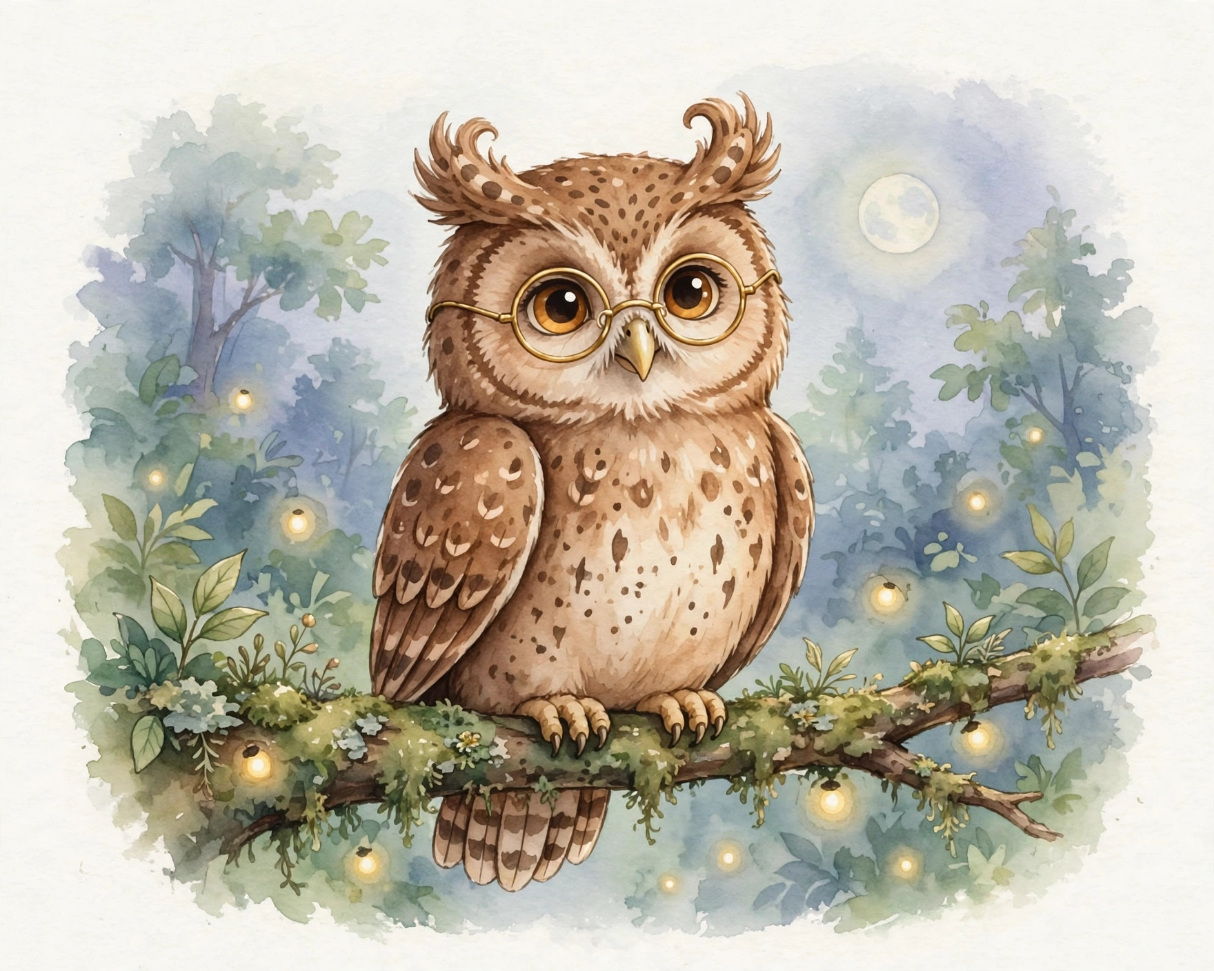 The Wise Owl wearing his little round spectacles